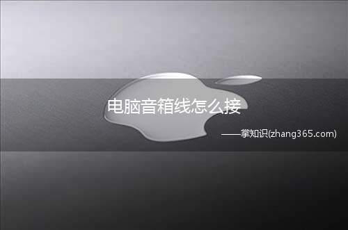 电脑音箱线怎么接(电脑音箱线怎么接声卡三个接口)
