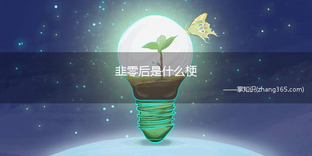 韭零后是什么梗(韭零后含义因为基金大跌而破灭坐拥百万资产)