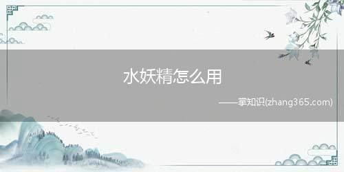 水妖精怎么用(水妖精上包裹的海绵是怎么清洗的)