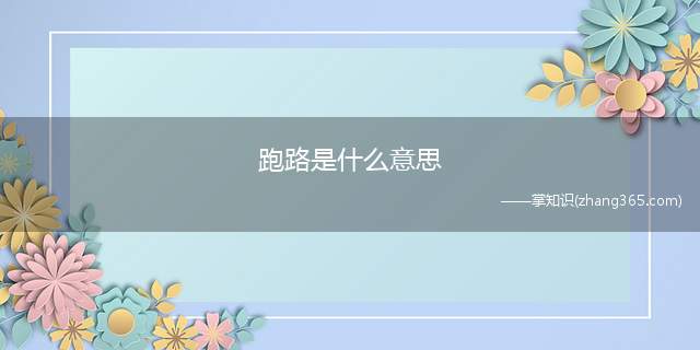 跑路是什么意思(跑路简单来说,就是平台实控人失联,平台倒闭)