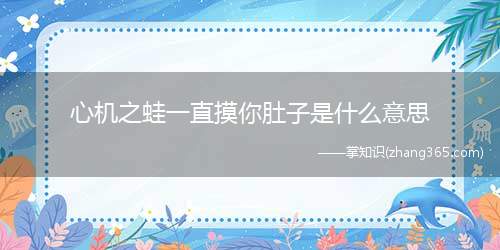 心机之蛙一直摸你肚子是什么意思(心机之蛙一直摸你肚子什么意思)
