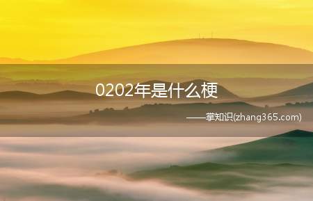 0202年是什么梗(0202年意思、含义、出处介绍)