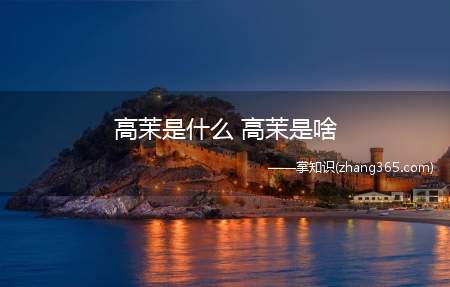 高茉是什么 高茉是啥(高茉是上好花茶的次生品)
