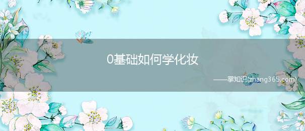 0基础如何学化妆(0基础学化妆技巧 护肤)
