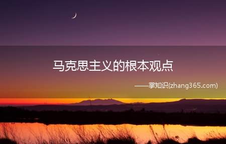 马克思主义的根本观点(最重要的理论品质是坚持一切从实际出发,检验真理和发展真理)