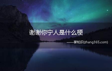 谢谢你宁人是什么梗(宁王说欢迎宝蓝回到首发,说了欢迎春野蓝,而宝蓝当时就表示谢你)