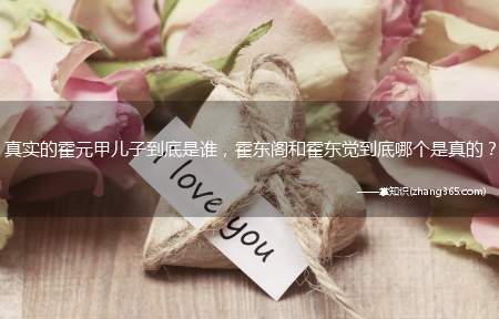 真实的霍元甲儿子到底是谁,霍东阁和霍东觉到底哪个是真的?