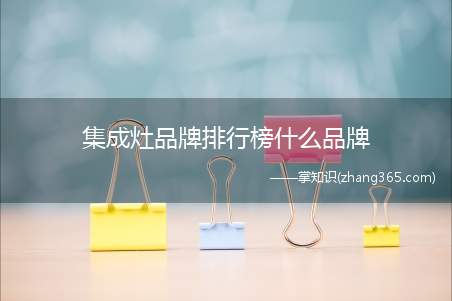 集成灶品牌排行榜什么品牌(集成灶品牌排行榜)