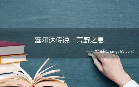 塞尔达传说:荒野之息(塞尔达传说旷野之息游戏下载)