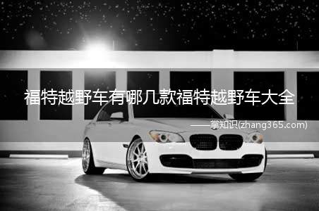 福特越野车有哪几款福特越野车大全(福特有多少辆越野车盘点F150强大的越野性能)