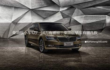 柴油版小车5万一10万有哪些;柴油版轿车有哪几款