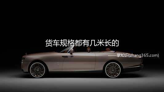 货车规格都有几米长的(常见货车规格及装货标准)
