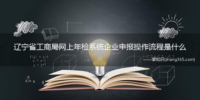 辽宁省工商局网上年检系统企业申报操作流程是什么