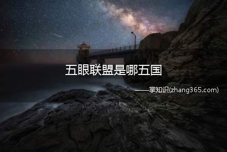 五眼联盟是哪五国