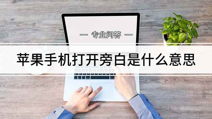 苹果手机打开旁白(苹果手机旁白是什么意思)