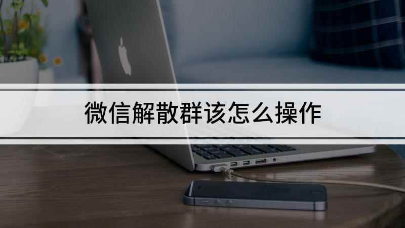 微信解散群该怎么操作(苹果11怎么解散微信群)