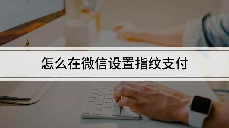 怎么在微信设置指纹支付(iPhone se2指纹支付)
