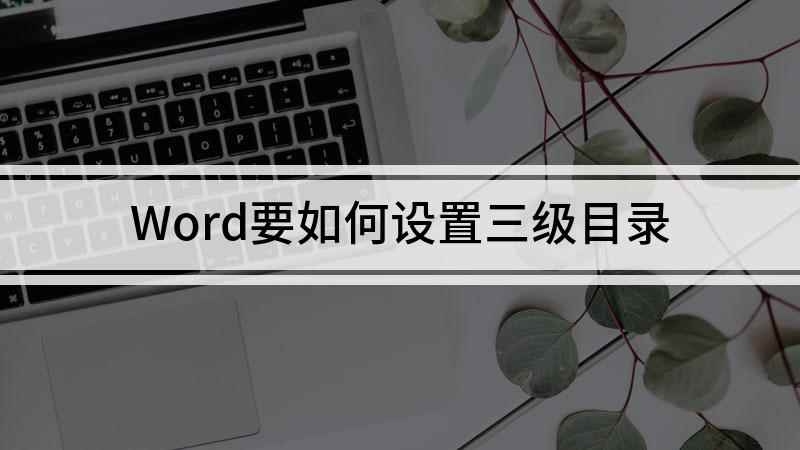 Word要如何设置三级目录(本视频演示机型:戴尔 5570,适用系统:Windows 1)