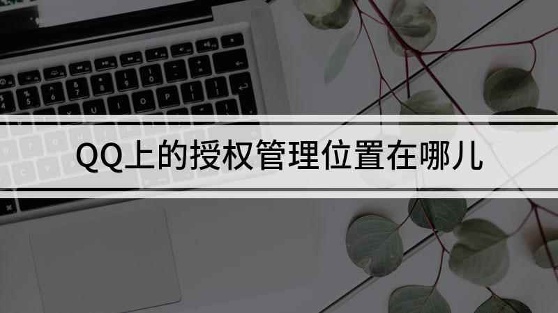 QQ上的授权管理位置在哪儿(华为nova 7 SE演示机)
