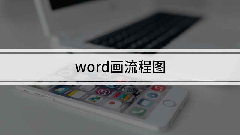 word画流程图(戴尔成就3690,适用系统:windows10)
