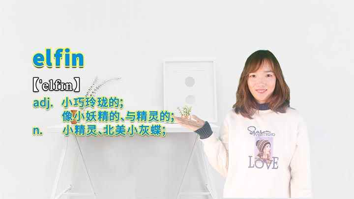 “elfin”的讲解(elfin这个单词你学会了吗)