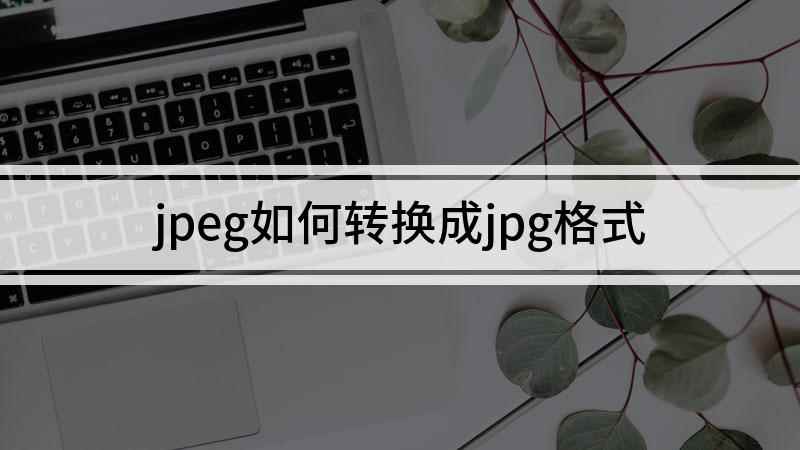 jpeg如何转换成jpg格式(戴尔灵越7000,适用系统:Windows10;jpeg和j)