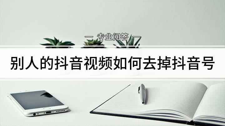别人的抖音视频如何去掉抖音号(iPhone XR手机演示)