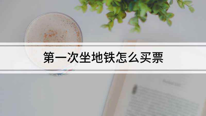 第一次坐地铁怎么买票(地铁怎么买票,地铁是人们出行的方式之一)