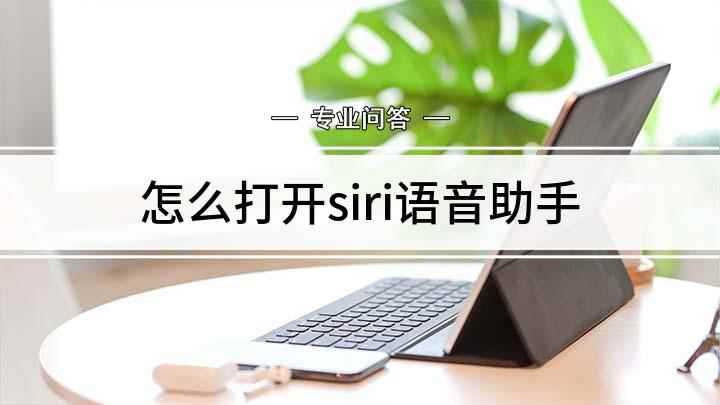 怎么打开siri语音助手(苹果手机siri怎么打开)