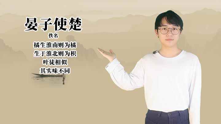 晏子使楚讲的是什么故事(《晏子使楚》:橘子生长在淮河以南就是橘子,生于淮北则为枳,叶)