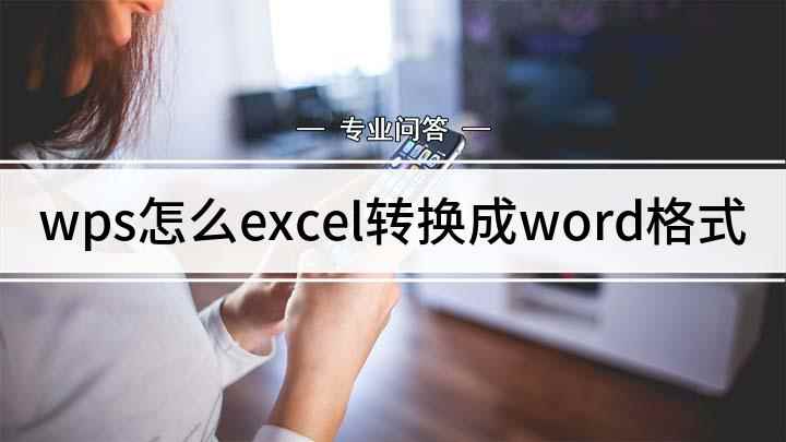 wps怎么excel转换成word格式(excel转换成word的方法)