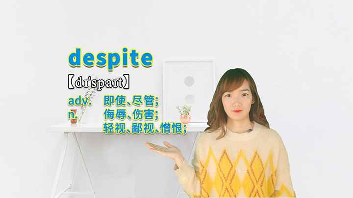 despite的讲解(despite这个单词你学会了吗)