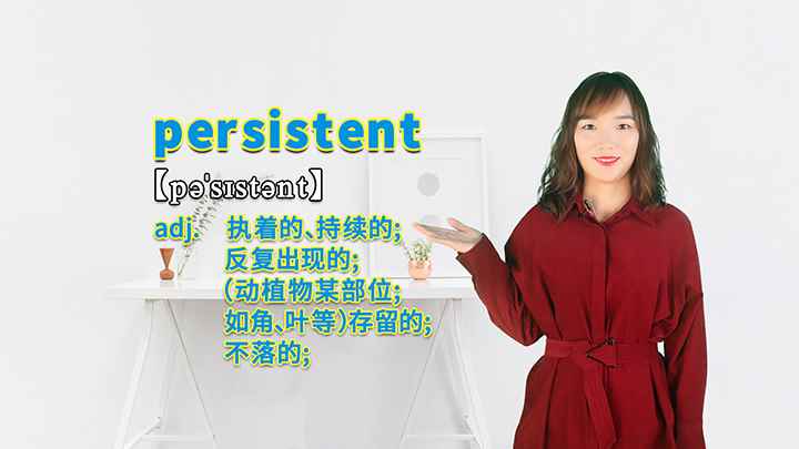 persistent的讲解(persistent这个单词你学会了吗)
