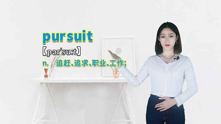 pursuit的讲解(pursuit这个单词你学会了吗)