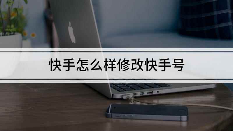 快手怎么样修改快手号(iphone11演示机)