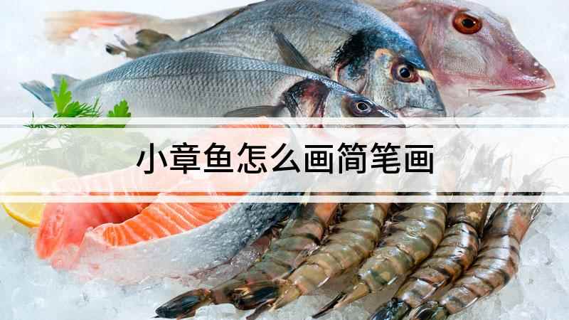 小章鱼怎么画简笔画(可爱章鱼的简笔画,你知道吗)