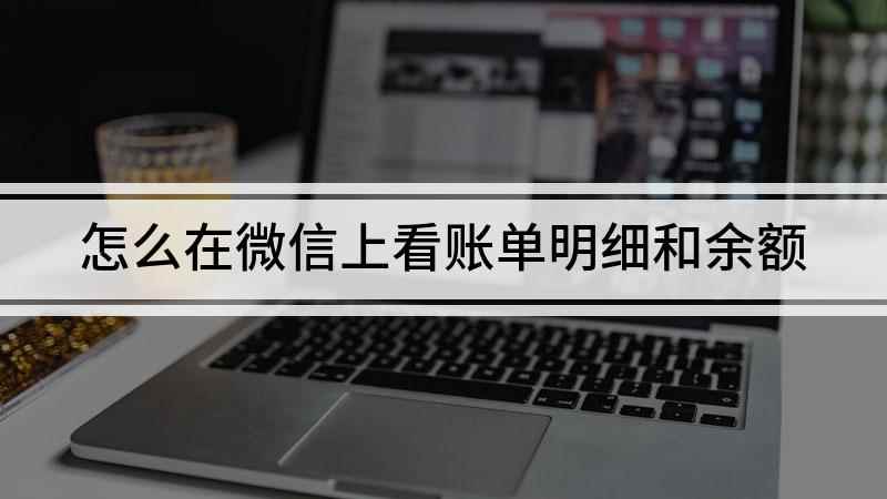 怎么在微信上看账单明细和余额(本视频演示机型:iPhone 11,适用系统:ios 13.)