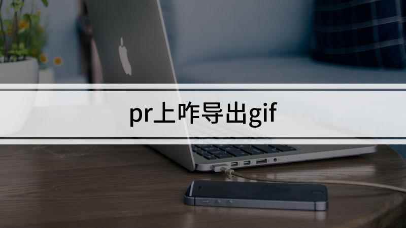 pr上咋导出gif(pr怎么导出GIF格式)