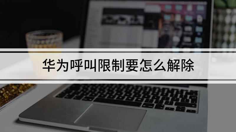 华为呼叫限制要怎么解除(华为mate30呼叫限制)
