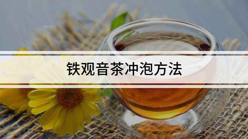 铁观音茶冲泡方法(喝茶比较讲究的人来说,泡任何茶之前都要进行温杯,所谓温杯就是)