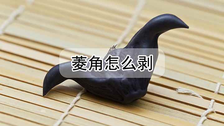 菱角怎么剥(菱角怎么剥把菱角放案板上,将菱角的肚子朝上,按住菱角较长的)
