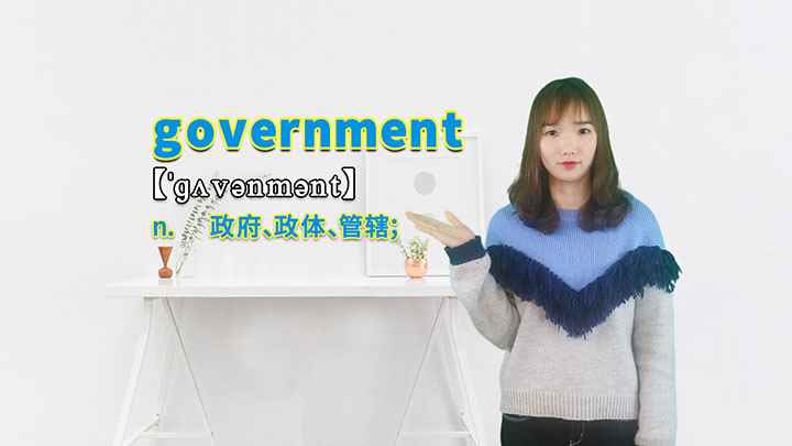 government的讲解(government这个单词你学会了吗)
