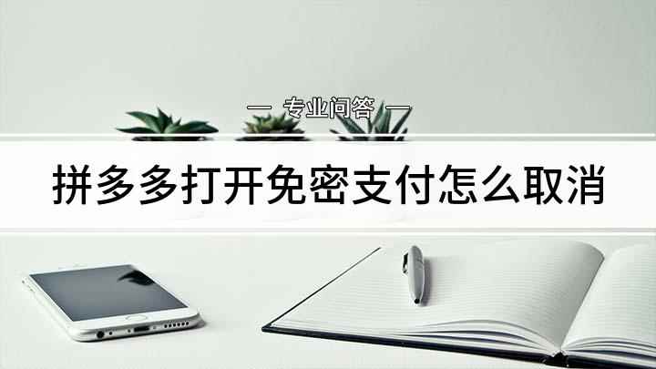 拼多多打开免密支付怎么取消(iphone11,适用系统:ios13.7,拼多多5.30.)