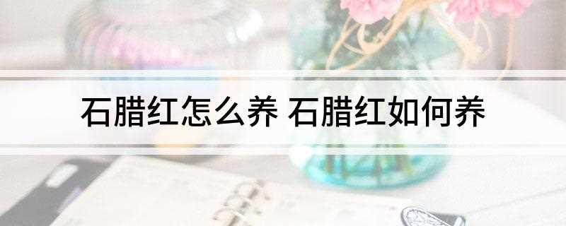 石腊红怎么养(石腊红生长期要每隔半月追施一次饼肥)