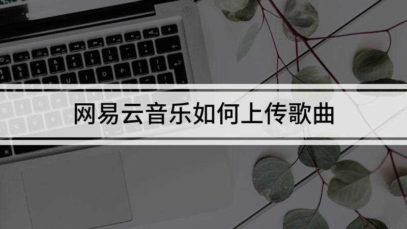 网易云音乐如何上传歌曲(win10系统演示总共分为4个步骤)