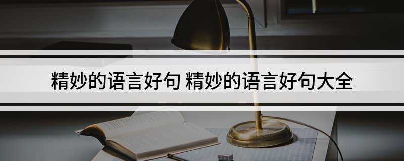 精妙的语言好句(空手跑进中药店——没方子)