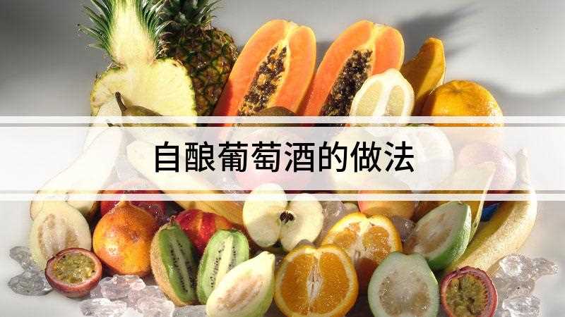 自酿葡萄酒的做法