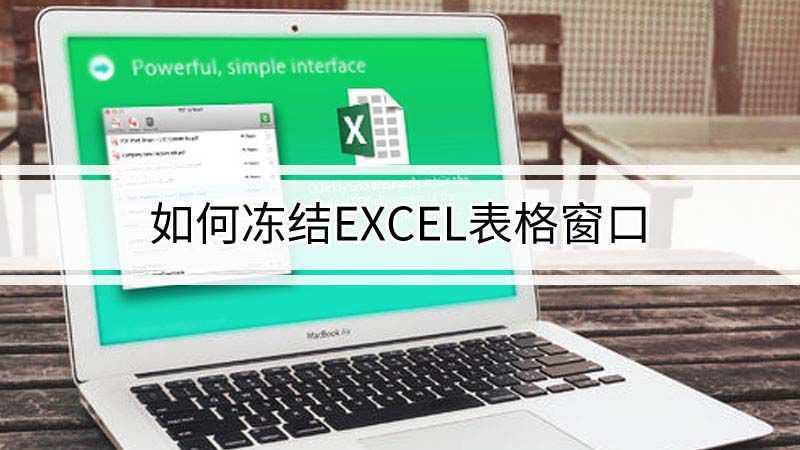 如何冻结Excel表格窗口