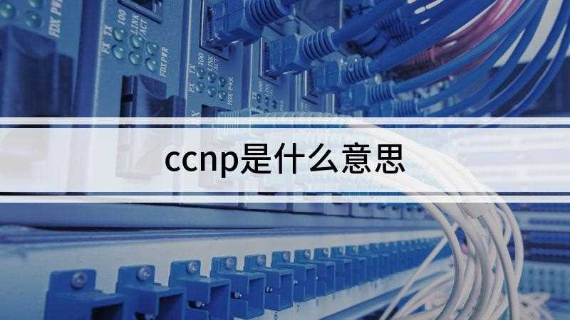 ccnp是什么意思(ccnp的意思是什么)