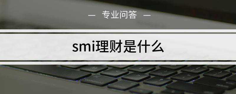 smi理财是什么(smi理财是城市建设模拟游戏)